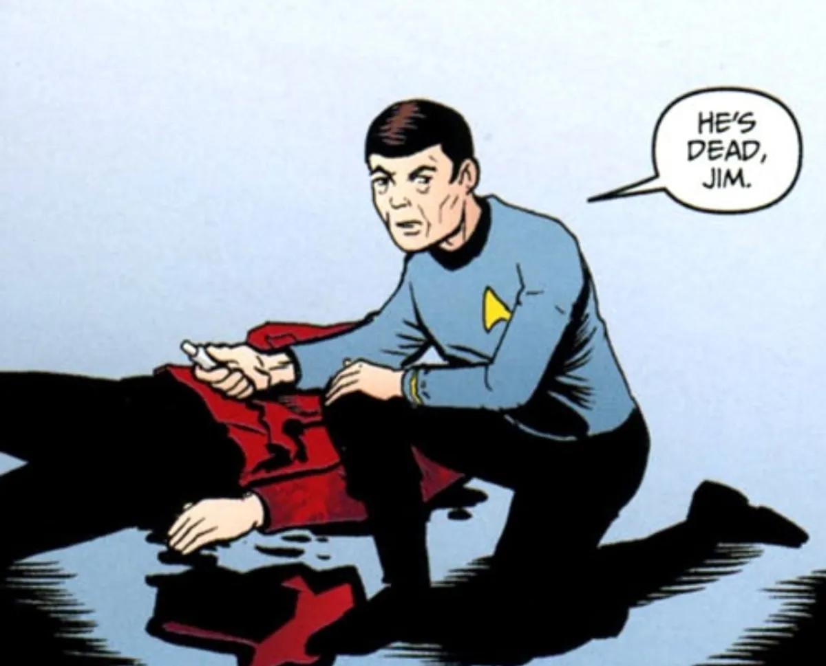 Copy of Comic image of DR from Startrek